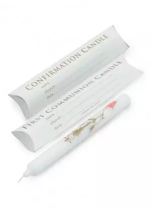 First Communion & Confirmation Candle (Pillow Pack) Single