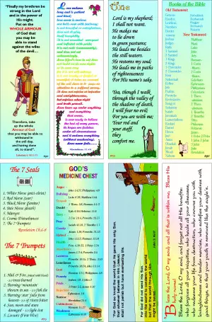 9 Assorted Bookmarks