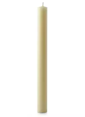 12" x 1 1/4" Church Candles with Beeswax - Pack of 12