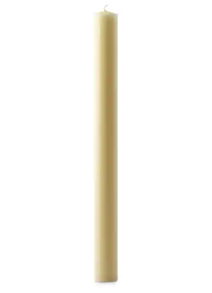 18" x 2" Paschal Candle / Church Candle with Beeswax - Single