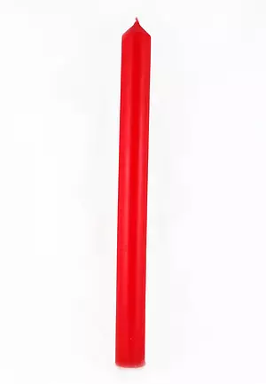 12" x 1" Plain Red Advent Candle - Single