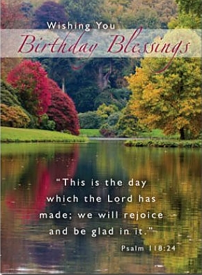 Birthday Blessings Cards - Pack of 4