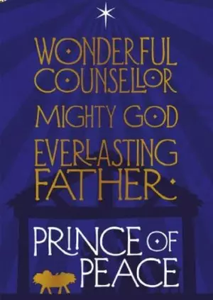 Wonderful Counsellor (Pack of 10) Charity Christmas Cards