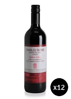 Charles Farris Non-Alcoholic Communion Wine (Pack of 12)