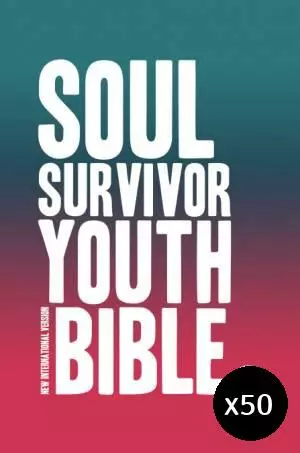 NIV Soul Survivor Youth Bible - Pack of 50