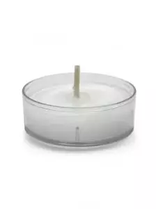 Clear Polycarbonate 2hr Tea Lights - Pack of 1000