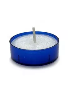 Blue Polycarbonate 2hr Tea Lights - Pack of 100