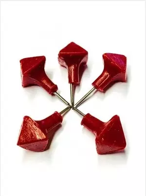Red Wax Incense Pins Pack of 5