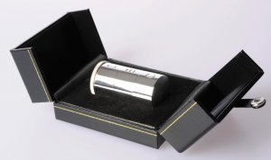 Silver Plated Interlocking I.B.C Holy Oil Stocks