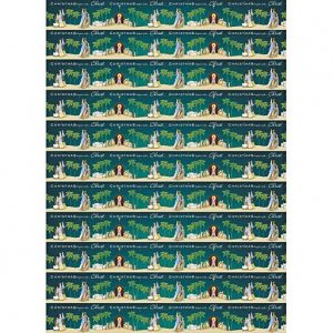 Christmas Begins with Christ Gift Wrap 6 Sheets & Tags