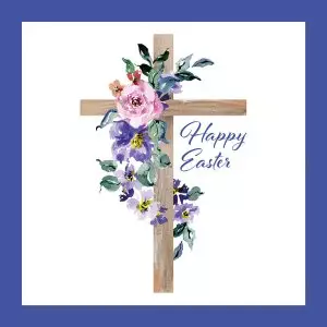 Entwined Cross Easter Cards (Pack of 4)