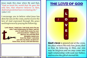 50 x Love of God Tracts