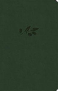CSB Thinline Bible, Anglicised Edition, Olive Leathertouch