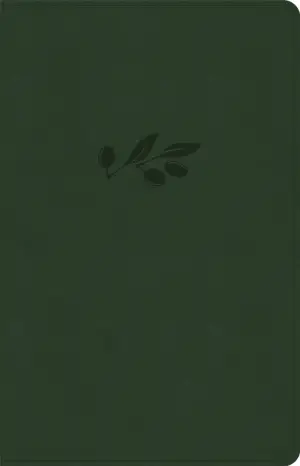 CSB Thinline Bible, Anglicised Edition, Olive Leathertouch