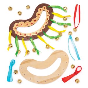 Wooden Tambourine Kits (Pack of 3)