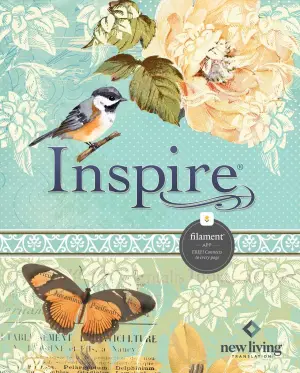 Inspire Bible NLT, Filament Enabled (Hardcover LeatherLike, Aquamarine)