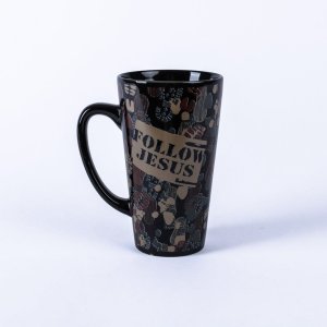 Follow Jesus Latte Mug 16oz (473ml)