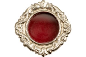 Nickel Plated Pocket Reliquary D 3.5 cm