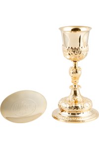 Gold Plated Chalice H 27 cm