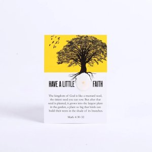 Mustard Seed Of Faith Cards - Pack of 50