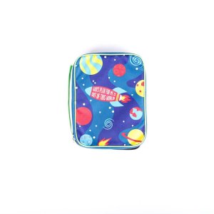 To The Moon Canvas Bible Cover - Medium