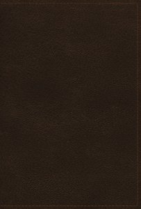 NIV Study Bible, Fully Revised Edition (Study Deeply. Believe Wholeheartedly.), Genuine Leather, Calfskin, Brown, Red Letter, Comfort Print