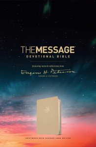 Message Devotional Bible (Leather-Look, Driftwood Dove)