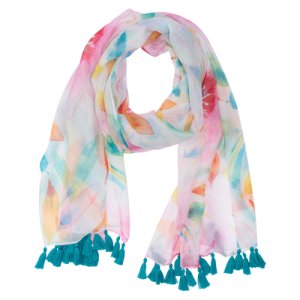Scarf Pink Daisies