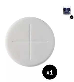 Pack of 100 Square Gluten Free Communion Wafer & Pack of 1200 Peoples Communion Wafers