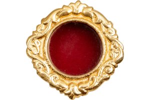 Gold Plated Pocket Reliquary D 3.5 cm