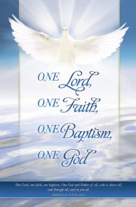 One Lord, One Faith Baptism Bulletin (pack of 100)