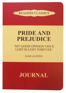 A5 Flexi Journal Reader'S Classics - Pride And Prejudice