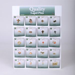 Assorted Lapel Pins - Pack of 60