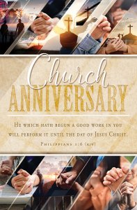 Church Anniversary Bulletin (pack of 100)