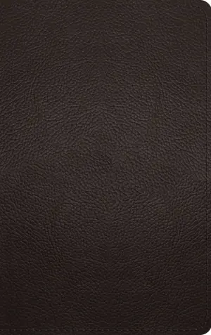 ESV Thinline Bible, Red Letter (Buffalo Leather, Deep Brown)