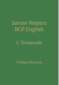 Sarum Vespers BCP English I: Temporale