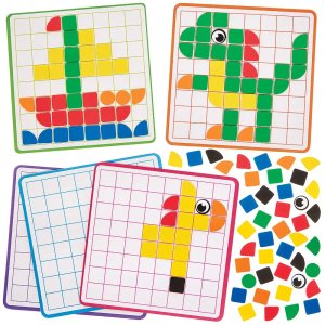 Mosiac Picture Puzzle Kits (Pack of 5)