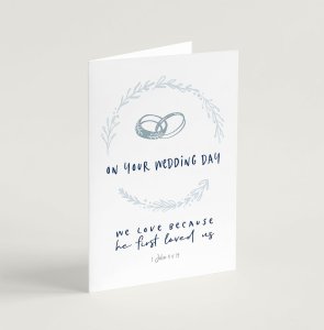 On Your Wedding Day Greeting Card