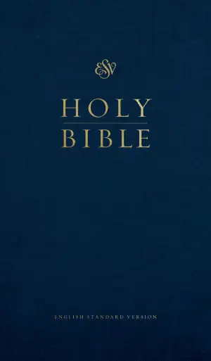 ESV Church Bible, Large Print (Hardcover, Blue)