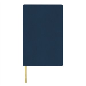 Lsb, Handy Size Paste-Down, Blue Faux Leather, Red Letter
