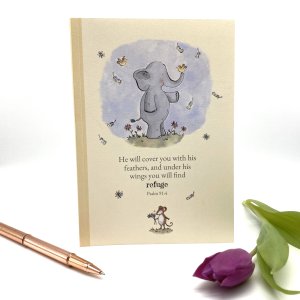 A5 Refuge Elephant Lined Notebook