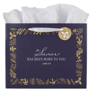 Gift Bag LG Landscape A Savior Has Been Born Luke 2:11