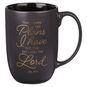 Mug Black I Know the Plans Jer. 29:11