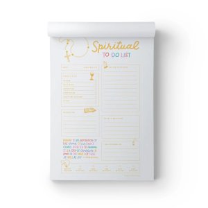 Spiritual To Do  List Notepad