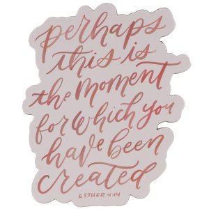 Perhaps This is the Moment Pink Magnet - Esther 4:14