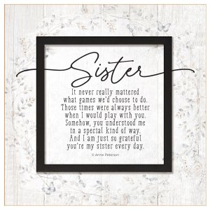 Plaque-Layered Grace-Sister (6 x 6)