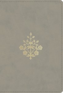ESV Large Print Compact Bible, Red Letter (TruTone, Stone, Branch Design)