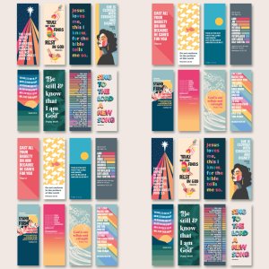 32 Mixed Christian Bookmarks (Prizegiving Full Class Pack)