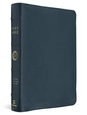 ESV Heirloom Bible, Alpha: Personal Size Edition (Calfskin, Meridian Blue)