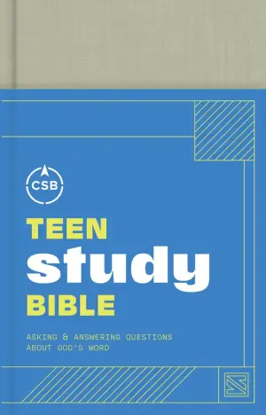 CSB Teen Study Bible, Optimal Type, Gray Hardcover